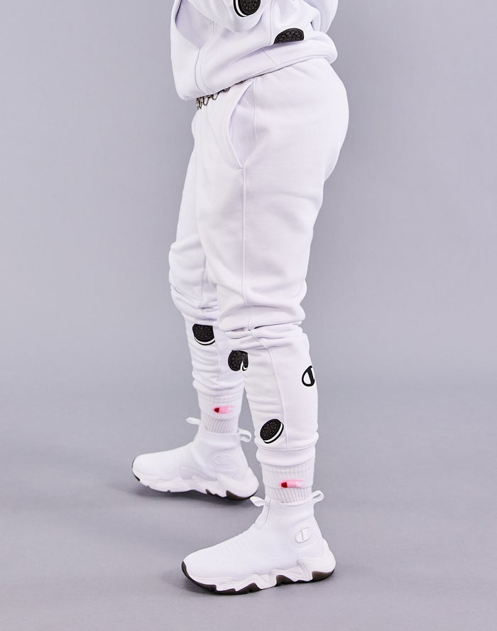 Mens white champion discount joggers